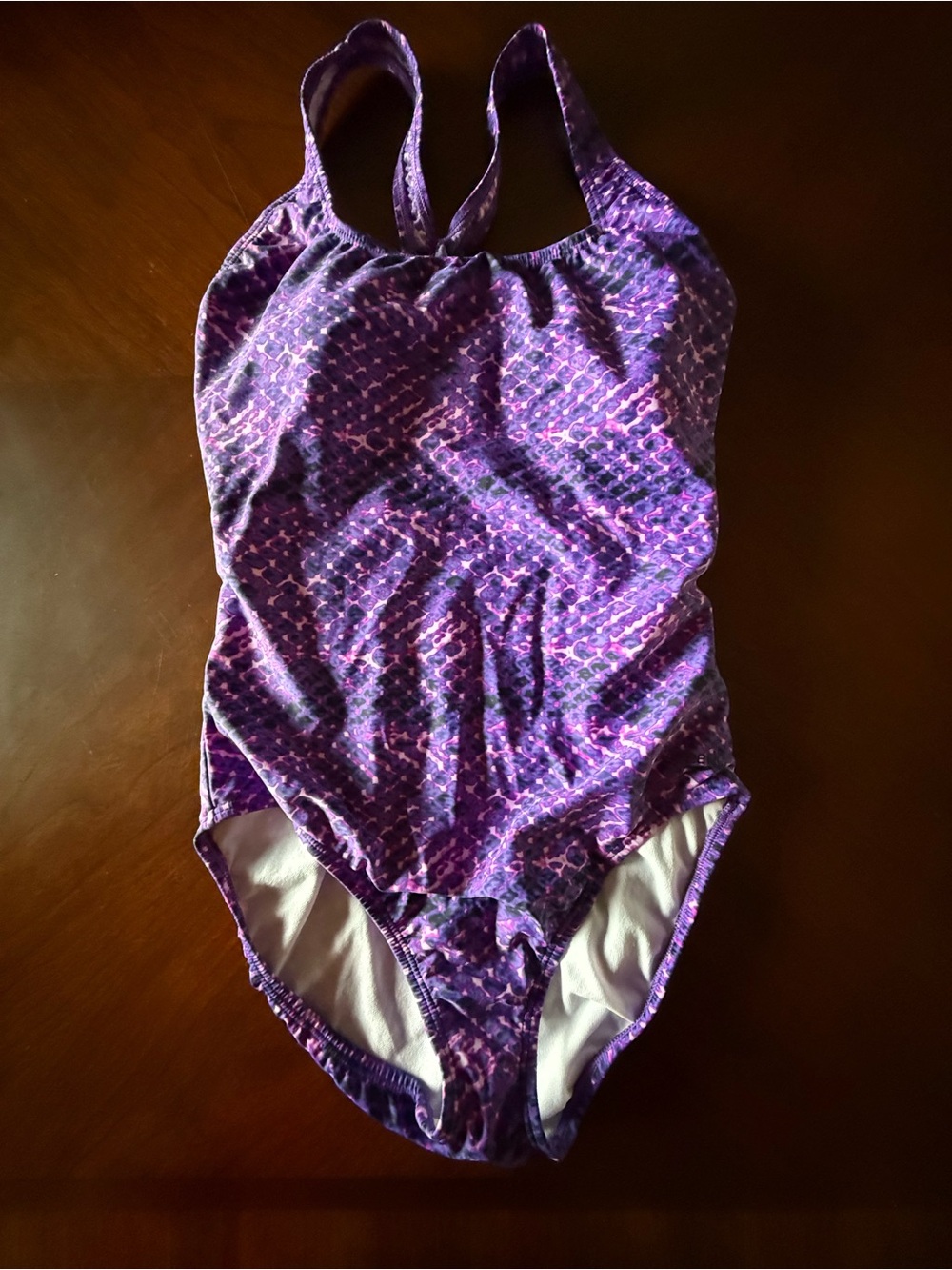 Speedo Women's One-Piece Swim Suit in Shades of Purple - Size 12